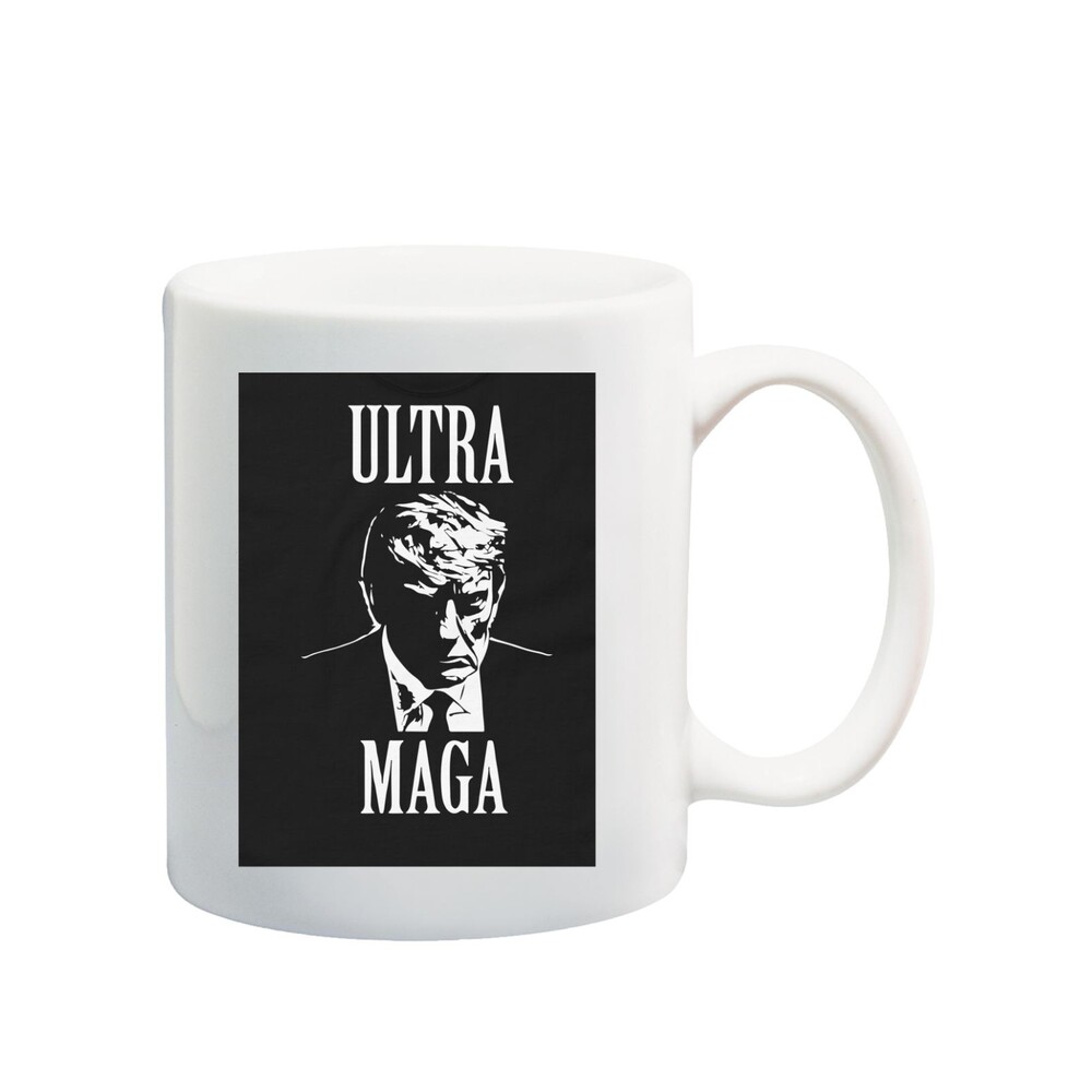 Donald Trump Mugshot Mug 2024 Arrest Funny Political Mug Ultra Maga 2024